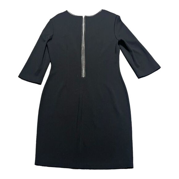 St. John Black Long Sleeve Dress - Picture 3 of 8